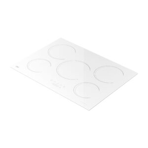 ANAFE ELECTRICO TST MODELO  VITROCERÁMICO BLANCO 5 HORNALLAS
